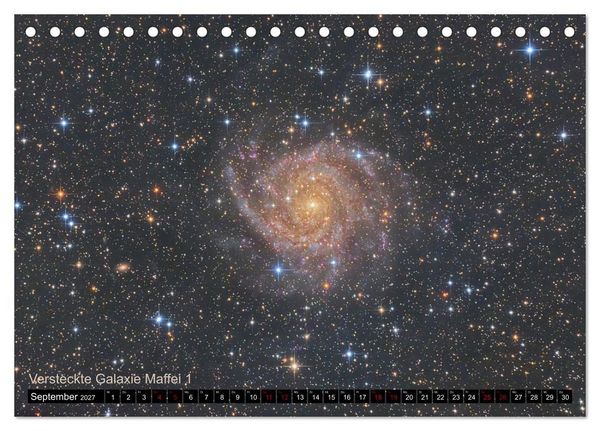 Produktbild: Deep Sky Kalender (Tischkalender 2027 DIN A5 quer), CALVENDO Monatskalender
