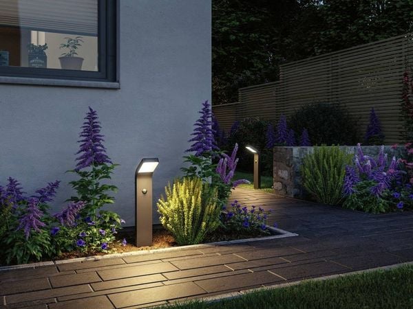 Produktbild: Paulmann 94747 Kulma PIR Poller anthrazit Wegeleuchte LED 7.5W Anthrazit