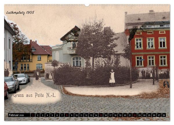 Produktbild: Peitzer Motive alt und neu (Wandkalender 2026 DIN A2 quer), CALVENDO Monatskalender