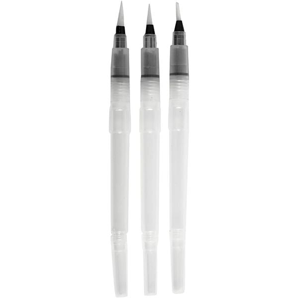 Produktbild: Creativ Company Wasserpinsel, Gr&ouml;&szlig;e S + M + L , 10 ml, 3 Stk