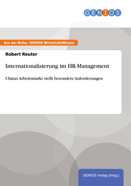 Produktbild: Internationalisierung im HR-Management