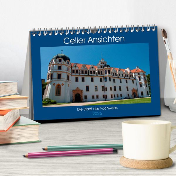 Produktbild: Celler Ansichten (Tischkalender 2026 DIN A5 quer), CALVENDO Monatskalender