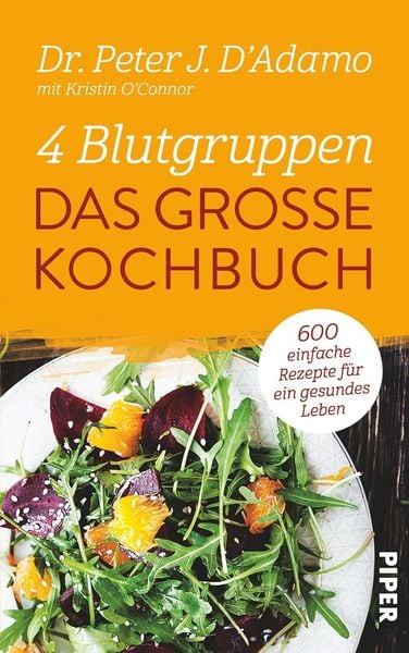Produktbild: 4 Blutgruppen - Das gro&szlig;e Kochbuch