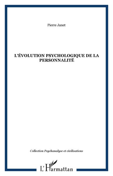 Produktbild: L'&eacute;volution psychologique de la personnalit&eacute;