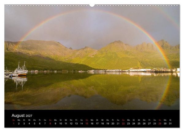 Produktbild: Norwegen (hochwertiger Premium Wandkalender 2027 DIN A2 quer), Kunstdruck in Hochglanz