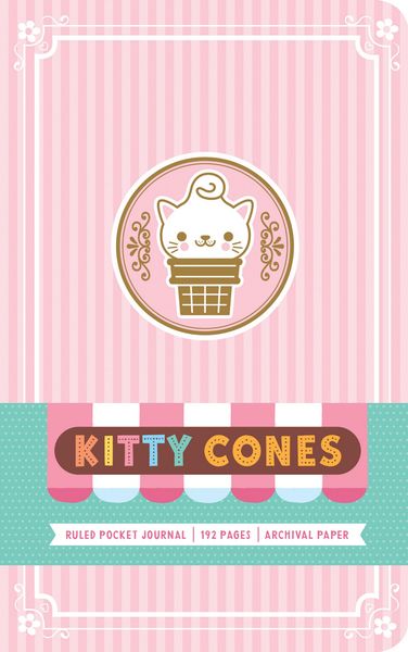 Produktbild: Kitty Cones Ruled Pocket Journal