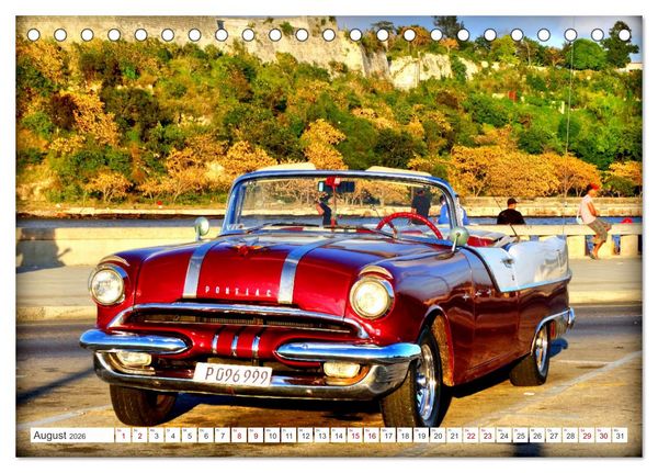 Produktbild: PONTIAC '55 (Tischkalender 2026 DIN A5 quer), CALVENDO Monatskalender