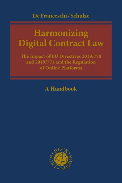 Produktbild: Harmonizing Digital Contract Law