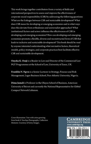 Produktbild: Corporate Social Responsibility in Developing and Emerging Markets