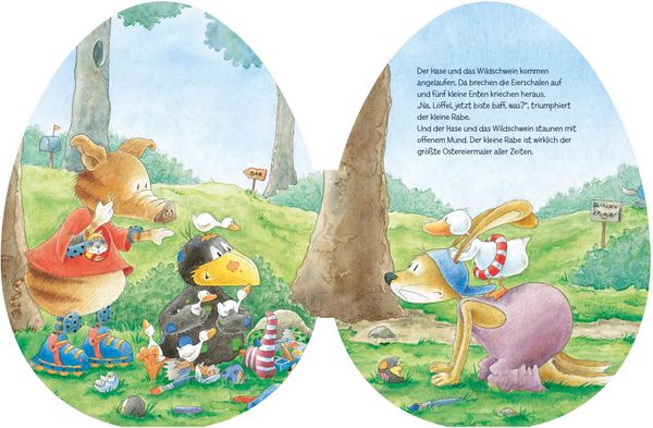 Produktbild: Der kleine Rabe Socke: Alles gef&auml;rbt! Konturgestanzt