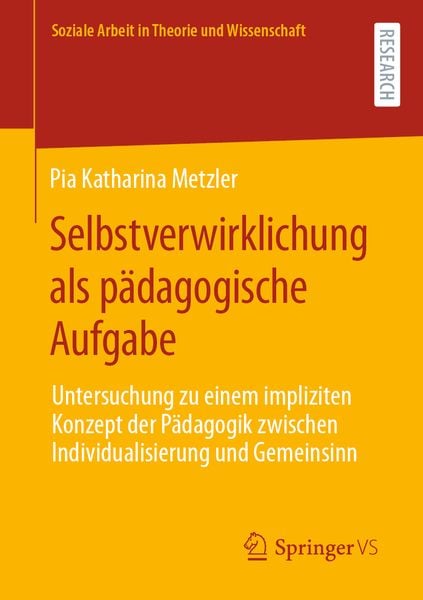 Produktbild: Selbstverwirklichung als p&auml;dagogische Aufgabe
