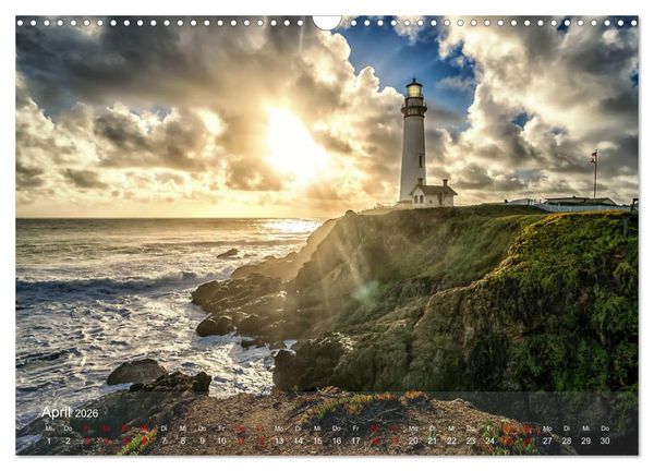 Produktbild: Traumstra&szlig;e Kaliforniens - California Highway No.1 (Wandkalender 2026 DIN A3 quer), CALVENDO Monatskalender