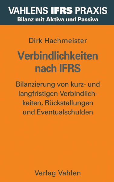 Produktbild: Verbindlichkeiten nach IFRS
