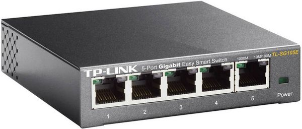 Produktbild: TP-LINK TL-SG105E TL-SG105E Netzwerk Switch 5 Port 1 GBit/s