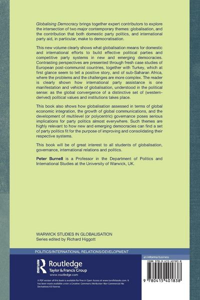 Produktbild: Globalising Democracy