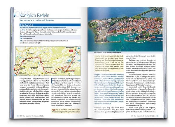 Produktbild: BVA Die 55 sch&ouml;nsten E-Bike Touren in Deutschlands S&uuml;den