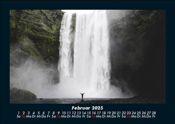 Produktbild: Wasserf&auml;lle 2025 Fotokalender DIN A5