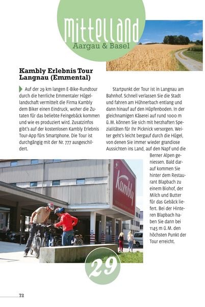 Produktbild: K&uuml;mmerly+Frey Erlebnis Schweiz E-Bike Touren - Velof&uuml;hrer