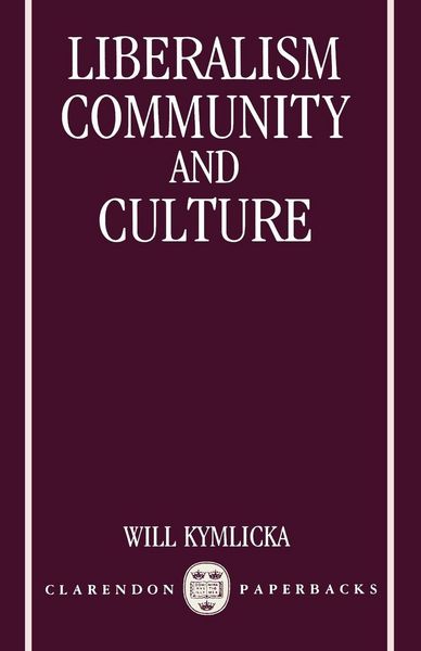 Produktbild: Liberalism, Community, and Culture