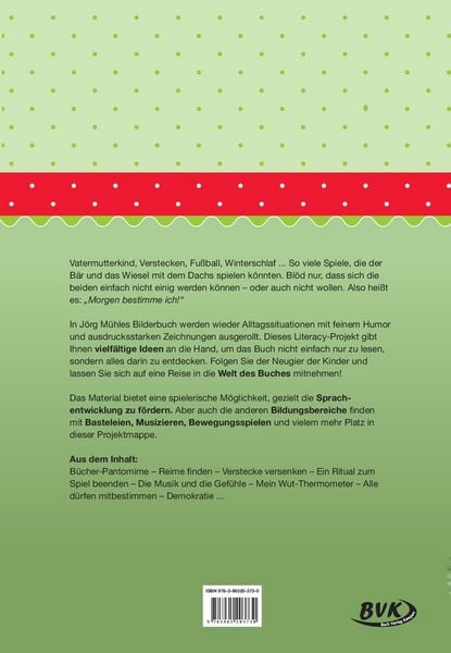 Produktbild: Literacy-Projekt zum Bilderbuch Morgen bestimme ich!