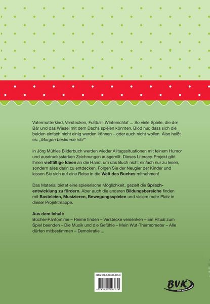 Produktbild: Literacy-Projekt zum Bilderbuch Morgen bestimme ich!
