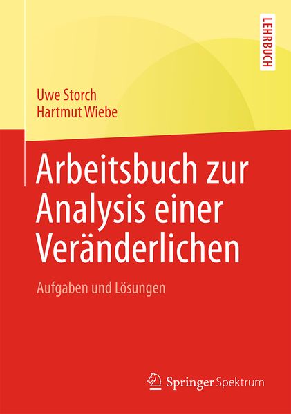 Produktbild: Arbeitsbuch zur Analysis einer Ver&auml;nderlichen