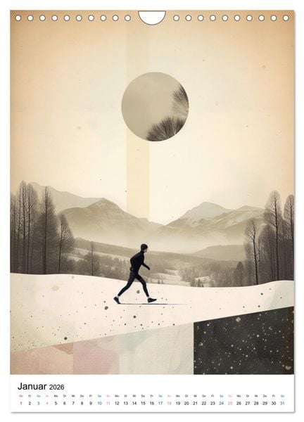 Produktbild: Laufkunst. (Wandkalender 2026 DIN A4 hoch), CALVENDO Monatskalender