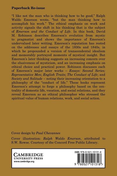 Produktbild: Emerson and the Conduct of Life