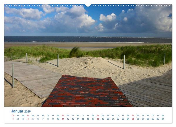 Produktbild: Langeoog 2026. Impressionen zwischen Hafen und Ostende (Wandkalender 2026 DIN A2 quer), CALVENDO Monatskalender