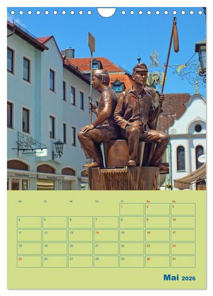 Produktbild: F&uuml;ssen - Ein Allg&auml;uer Terminplaner (Wandkalender 2026 DIN A4 hoch), CALVENDO Monatskalender