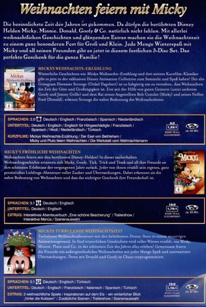 Produktbild: Weihnachten feiern mit Micky [3 DVDs]