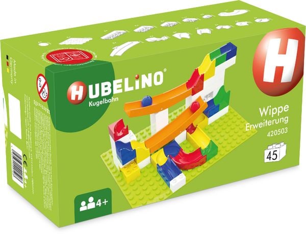 HUBELINO Kugelbahn Wippe Erweiterung (43-teilig)