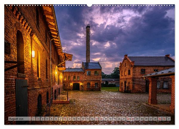 Produktbild: B&ouml;rnicke - Historisches Angerdorf im Barnim (hochwertiger Premium Wandkalender 2026 DIN A2 quer), Kunstdruck in Hochglanz