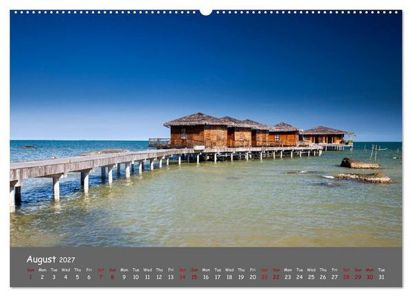 Produktbild: Vietnam`s most beautiful beaches (High Quality Premium Wall Calendar 2027 DIN A2 landscape),CALVENDO 12 Month Wall Calendar