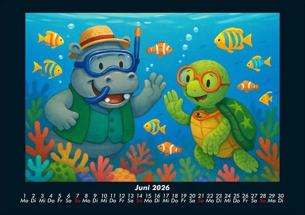 Produktbild: Sash & Taz - Abenteuer in Mexiko 2026 Fotokalender DIN A4
