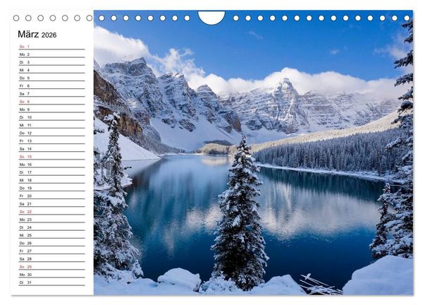 Produktbild: Alaska und Kanada (Wandkalender 2026 DIN A4 quer), CALVENDO Monatskalender