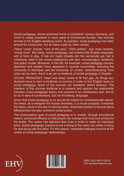 Produktbild: Social Pedagogy: Heart and Head