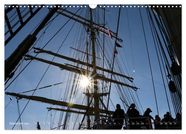 Produktbild: Segelschiffe auf der Elbe (Wandkalender 2026 DIN A3 quer), CALVENDO Monatskalender