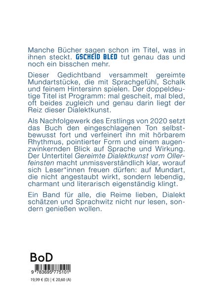 Produktbild: Immer no Gscheid Bled