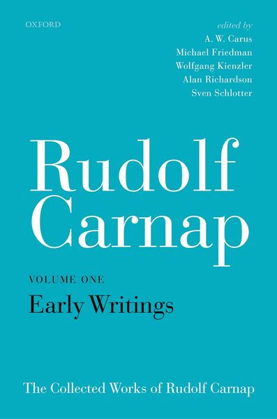 Produktbild: Rudolf Carnap: Early Writings