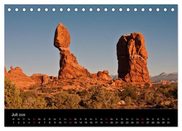 Produktbild: Aus dem wilden Westen (Tischkalender 2026 DIN A5 quer), CALVENDO Monatskalender