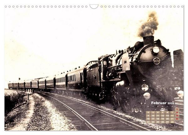 Produktbild: Erinnerung an alte Zeiten: Historische Dampfloks (Wandkalender 2026 DIN A3 quer), CALVENDO Monatskalender