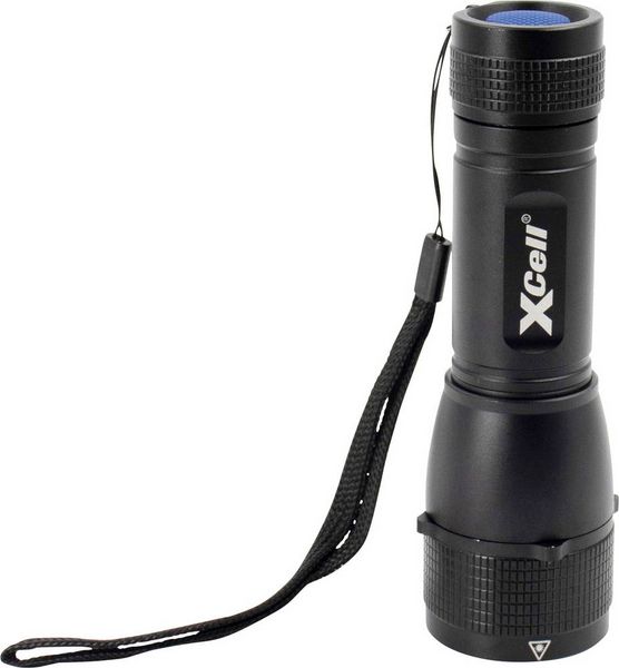 Produktbild: XCell 146362 146362 LED Taschenlampe mit Handschlaufe, mit Holster, mit Stroboskopmodus batteriebetrieben 500 lm 7 h 179 g