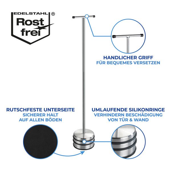 Produktbild: T&uuml;rstopper Mod. Big Boy ES, aus massivem und rostfreiem Edelstahl