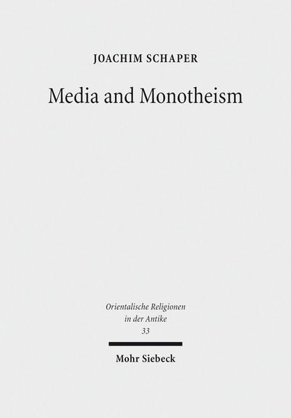 Produktbild: Media and Monotheism