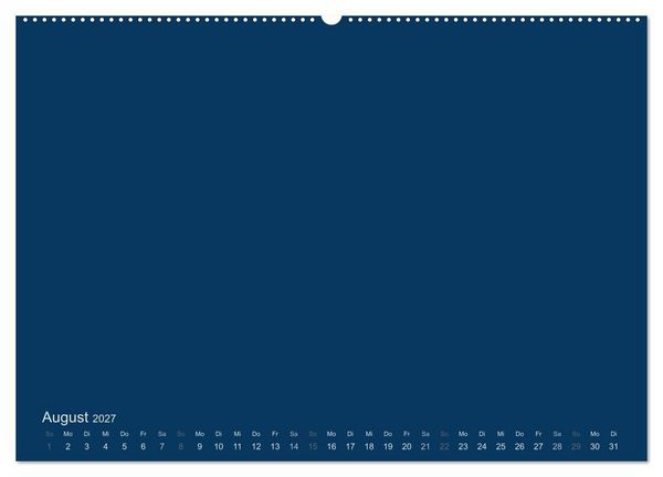 Produktbild: Bastelkalender - Dunkelblau (Wandkalender 2027 DIN A2 quer), CALVENDO Monatskalender
