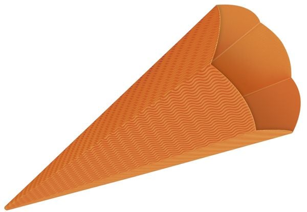 Produktbild: URSUS Schult&uuml;ten 3D-Schult&uuml;ten, orange, H&ouml;he: 68 cm, Durchmesser: 20 cm