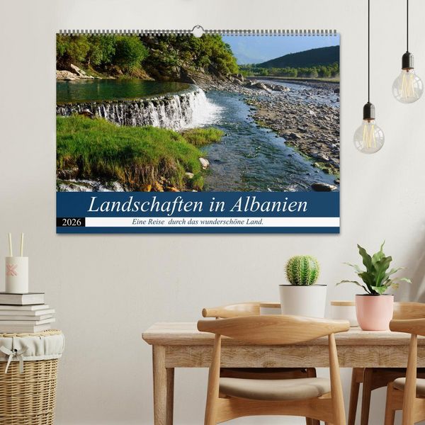 Produktbild: Landschaften in Albanien (Wandkalender 2026 DIN A2 quer), CALVENDO Monatskalender