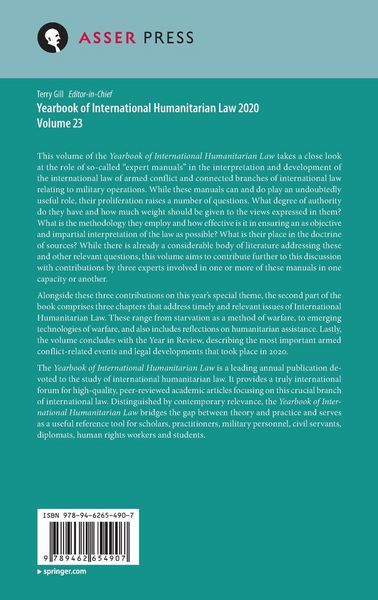 Produktbild: Yearbook of International Humanitarian Law, Volume 23 (2020)