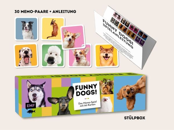Memo-Spiel: Funny dogs!